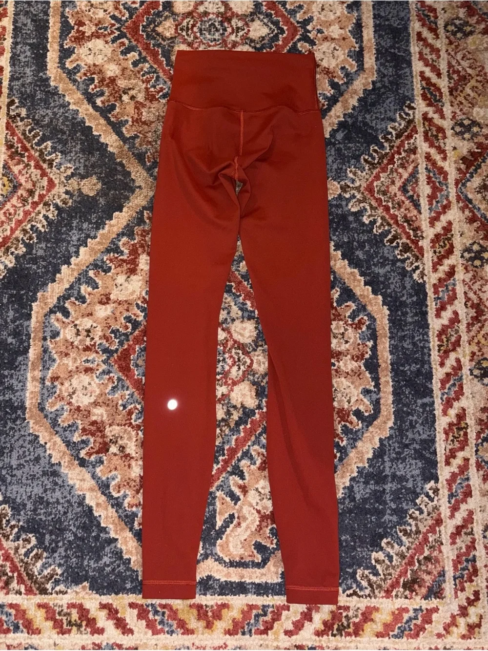 Women’s Lululemon Size 2 Burnt Orange 28” Leggings - Picture 2 of 5